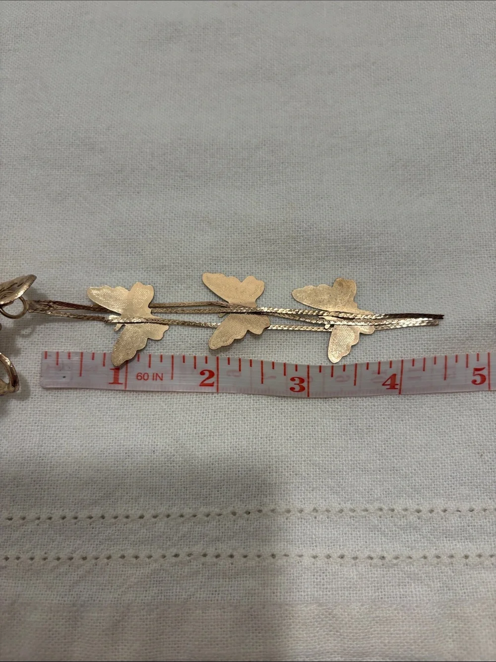 Gold Butterfly Hairclip